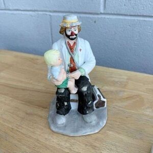 vintage Flambro Emmett Kelly Jr. "Doctor" porcelain figurine